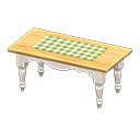White Green Gingham