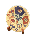 Brown Sepia Floral Design