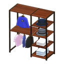 Dark Wood Casual Clothes