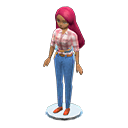 Long Red Casual