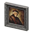 Silver Old Portrait