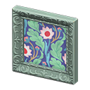 Green Repeating-Pattern Painting