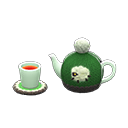 Green & White