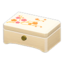 White Wood Red Flowers