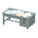 Gray With Documents