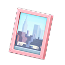 Pink Cityscape Photo