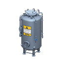 Silver Warning Label