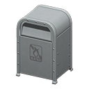 Silver Nonflammable Garbage