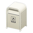 White Flammable Garbage