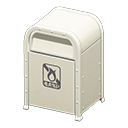 White Nonflammable Garbage
