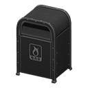 Black Flammable Garbage