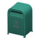 Green Flammable Garbage