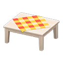 White Wood Orange