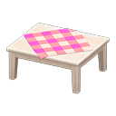 White Wood Pink