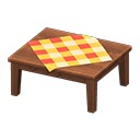 Dark Wood Orange