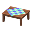 Dark Wood Blue