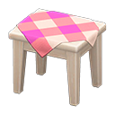 White Wood Pink