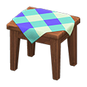 Dark Wood Blue