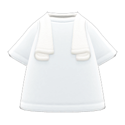 White Towel & White Shirt