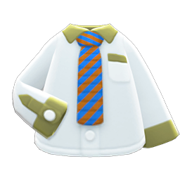Blue-Striped Necktie