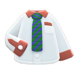 Green-Striped Necktie