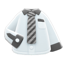 White-Striped Necktie