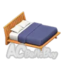 Orange Wood x Dark Blue