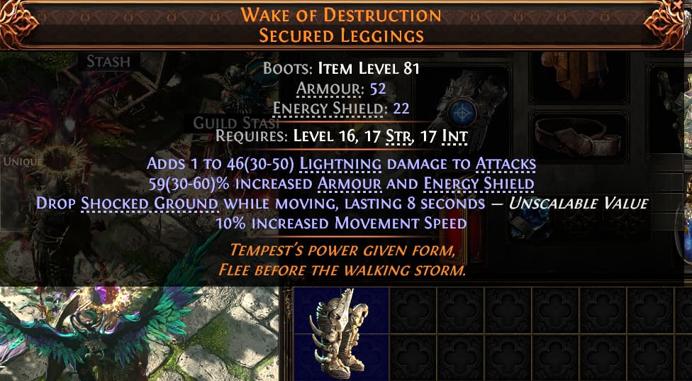 Wake Of Destruction Secured Leggings
