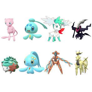 Mythical Pokémon Bundle(9)