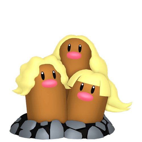 #0051 Dugtrio Alola Form