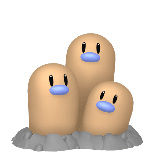 #0051 Dugtrio