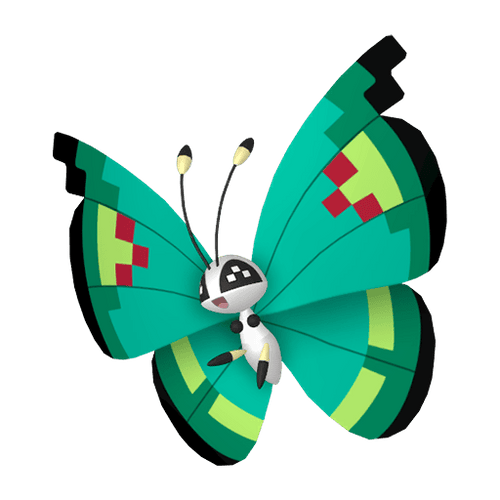 #0666 Vivillon Garden Pattern