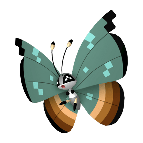 #0666 Vivillon Jungle Pattern
