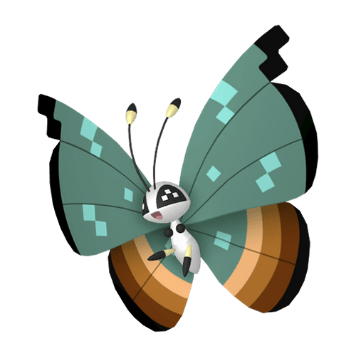 #0666 Vivillon Jungle Pattern