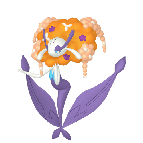 #0671 Florges Orange Flower