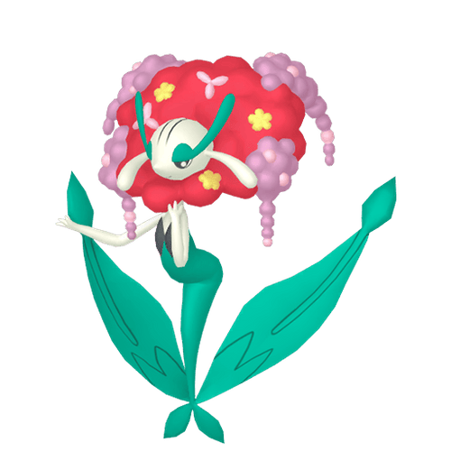 #0671 Florges Red Flower