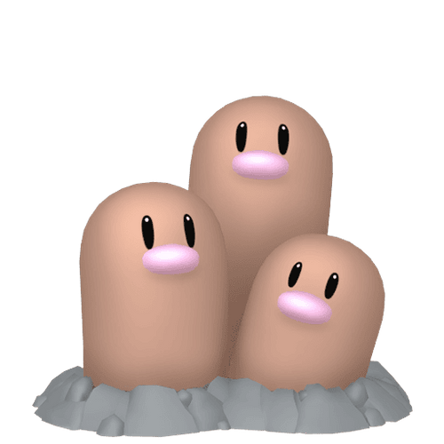 #0051 Dugtrio