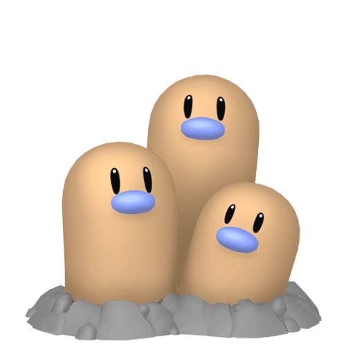 #0051 Dugtrio