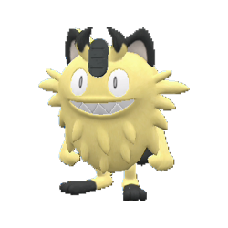#0052 Meowth Galarian form Shiny 6IV Hidden Ability In-game Trade Pkm Go