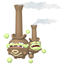 #0110 Weezing Galarian Form Shiny 6IV Hidden Ability In-game Trade Pkm Go