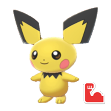 #172 Pichu (Marked) Shiny 6IV Hidden Ability In-game Trade SCVI Pokemon (Pokemon Scarlet & Violet)