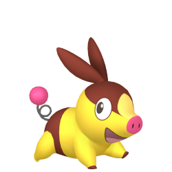 #0498 Tepig Shiny 6IV Hidden Ability In-game Trade Pkm Go