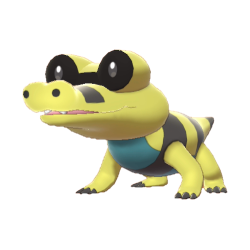 #0551 Sandile Shiny 6IV Hidden Ability In-game Trade Pkm Go
