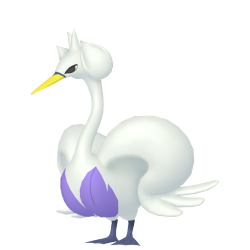 #0581 Swanna Shiny 6IV Hidden Ability In-game Trade Pkm Go