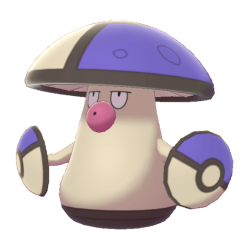 #0591 Amoonguss Shiny 6IV Hidden Ability In-game Trade Pkm Go