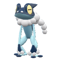 #0657 Frogadier Shiny 6IV Hidden Ability In-game Trade Pkm Go