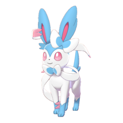 #0700 Sylveon Shiny 6IV Hidden Ability In-game Trade Pkm Go