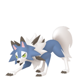 #0745 Lycanroc Shiny 6IV Hidden Ability In-game Trade Pkm Go